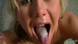 Handjob Cumshot Swallow Compilation - porn video