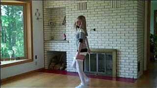Very hot dance girl strips - porn video