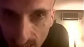 skinhead shows off hungry ass - porn video