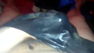 the morning piss smells so intensely that I decided to jerk off in dirty boxers - porn video