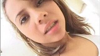 Colombian Cristal and her little toy - porn video